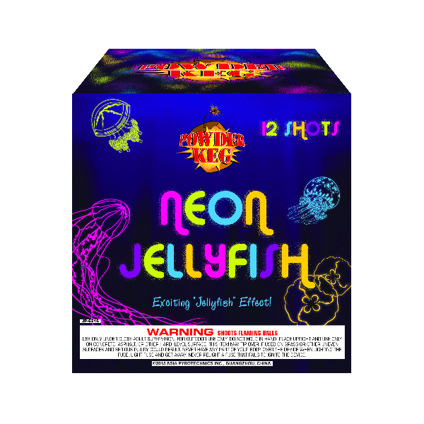 Neon jellyfish
