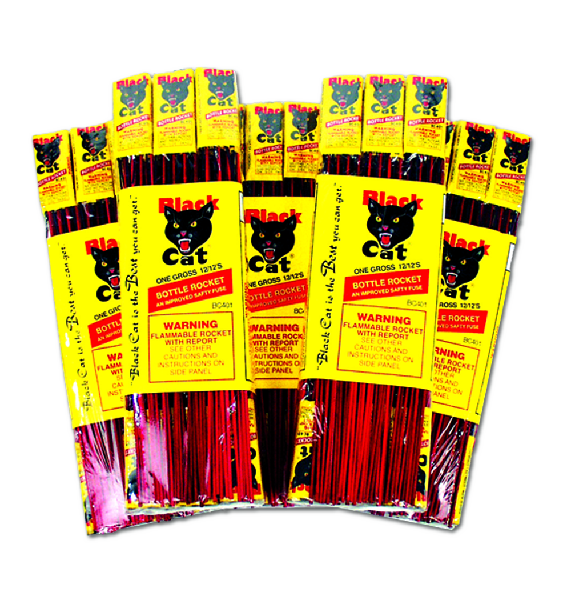 Black Cat Bottle Rockets