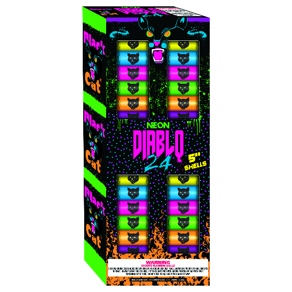 Black Cat Neon Diablo 24